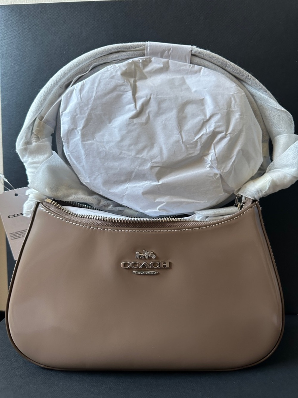 NWT Teri Shoulder Bag  SILVER/CLAY cv938 - Picture 2 of 6